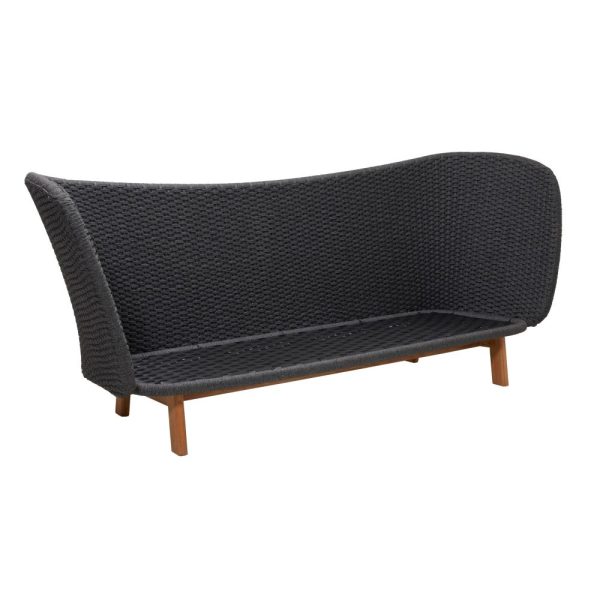 Peacock Wing High back 3-Seater Sofa JH-021