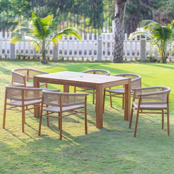 Corsica 6-Seat Dining Set - JH-007